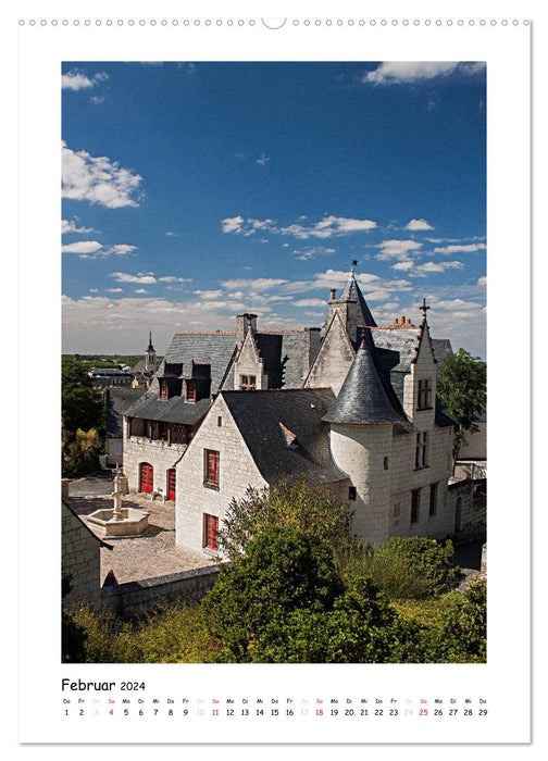 Loire - A fascinating cultural landscape (CALVENDO wall calendar 2024) 