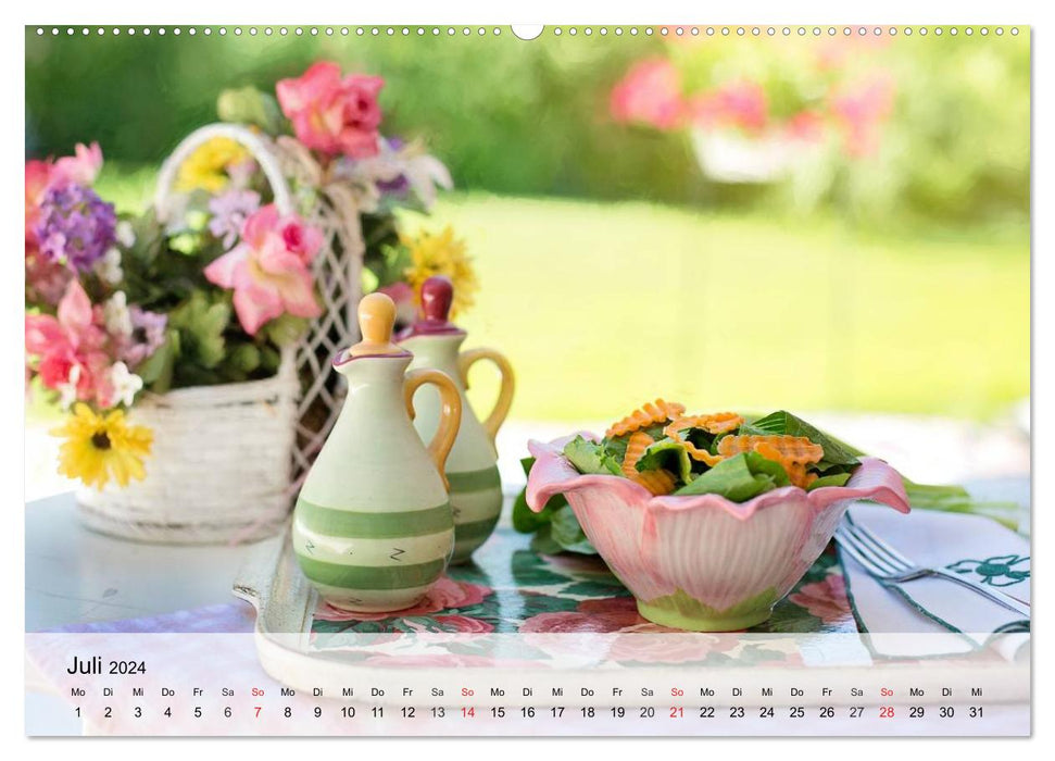 Country house romance. The colors of summer (CALVENDO Premium Wall Calendar 2024) 