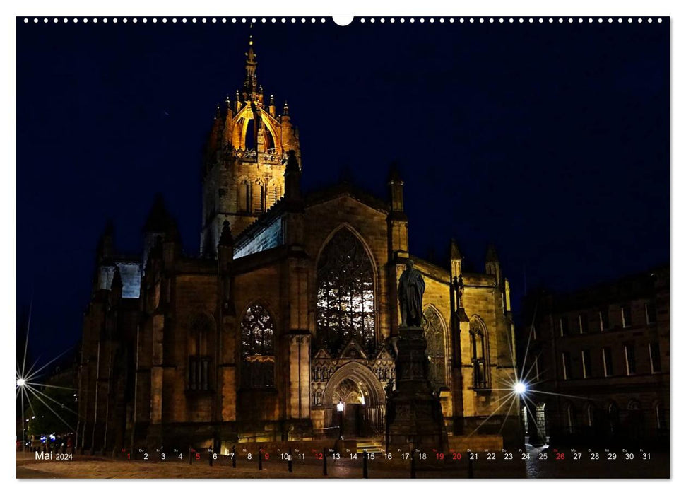 Edinburgh - Dùn Èideann (CALVENDO Premium Wall Calendar 2024) 