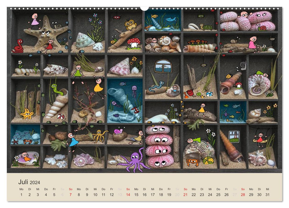 The life of the little pankies (CALVENDO Premium wall calendar 2024) 