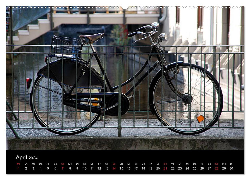 Mit dem Fahrrad durch 2024 (CALVENDO Premium Wandkalender 2024)