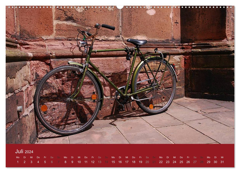 By bike through 2024 (CALVENDO Premium Wall Calendar 2024) 