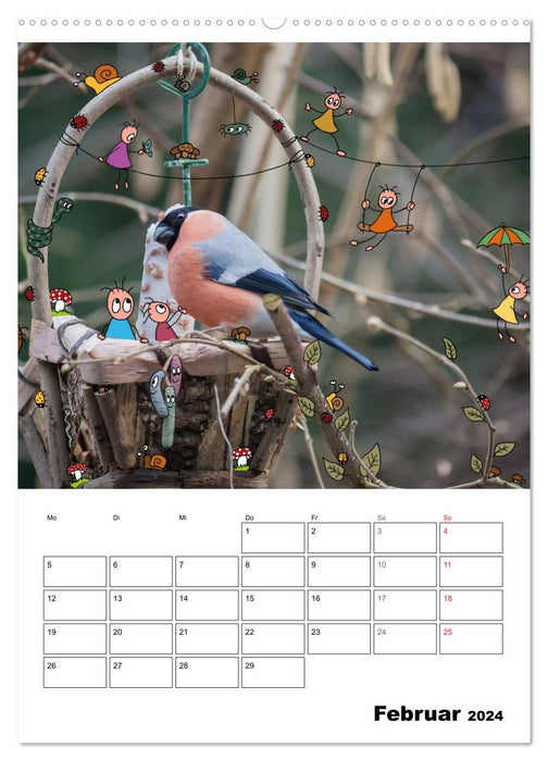 The funny world of little pankies (CALVENDO wall calendar 2024) 