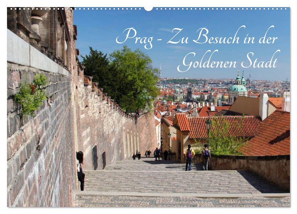 Prag - Zu Besuch in der Goldenen Stadt (CALVENDO Wandkalender 2024)