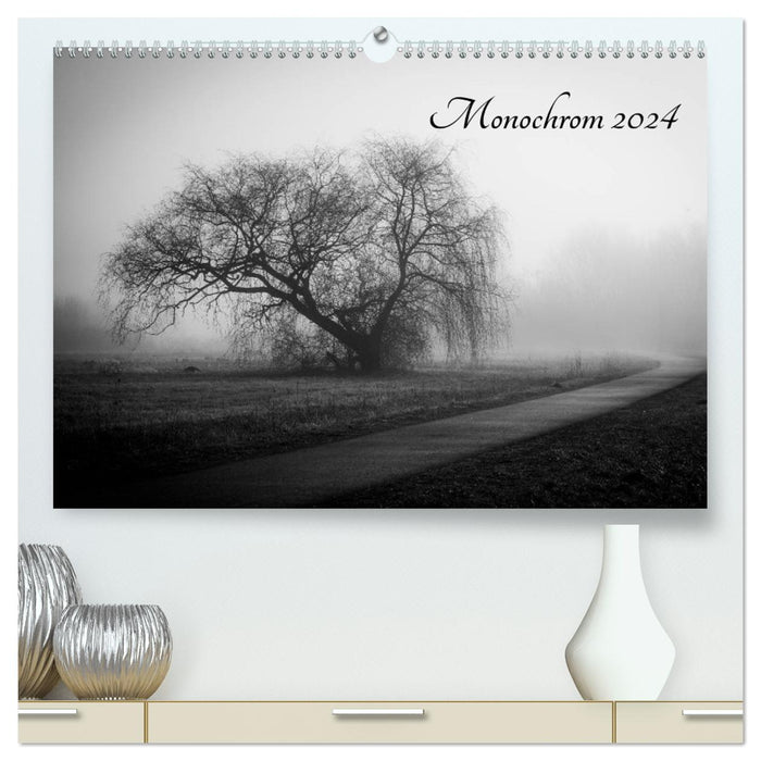 Monochrome 2024 (CALVENDO Premium Wall Calendar 2024) 