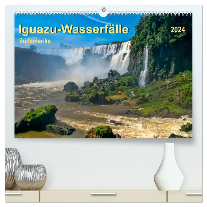 Iguazu Waterfalls - South America (CALVENDO Premium Wall Calendar 2024) 