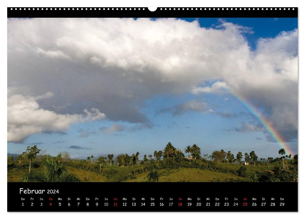 Dominikanische Republik Land & Leute (CALVENDO Premium Wandkalender 2024)