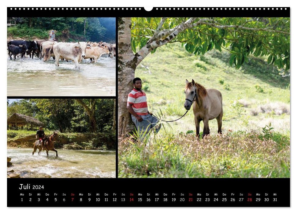 Dominican Republic Country &amp; People (CALVENDO Premium Wall Calendar 2024) 