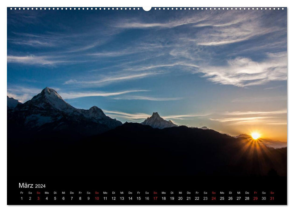 Namaste Nepal (CALVENDO Premium Wall Calendar 2024) 