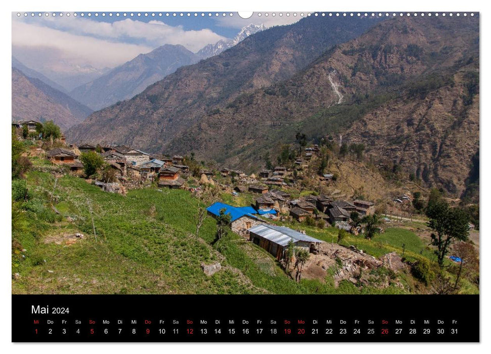 Namaste Nepal (CALVENDO Premium Wandkalender 2024)