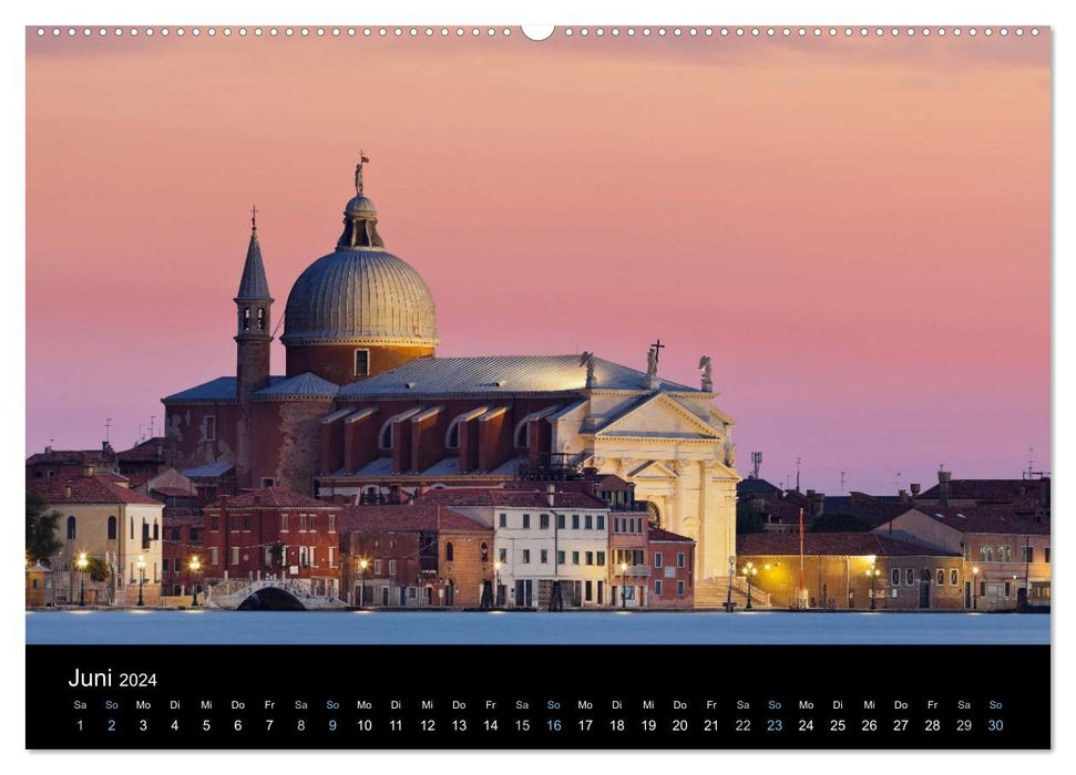 Venedig bei Nacht 2024 (CALVENDO Wandkalender 2024)