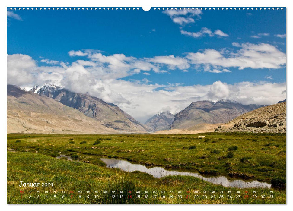 Fascinating landscapes along the Chinese Silk Road (CALVENDO wall calendar 2024) 