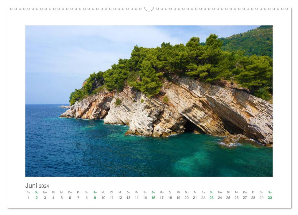 Monténégro fantastique – Découvrez la perle de l'Adriatique dans le sud de l'Europe (Calendrier mural CALVENDO Premium 2024) 