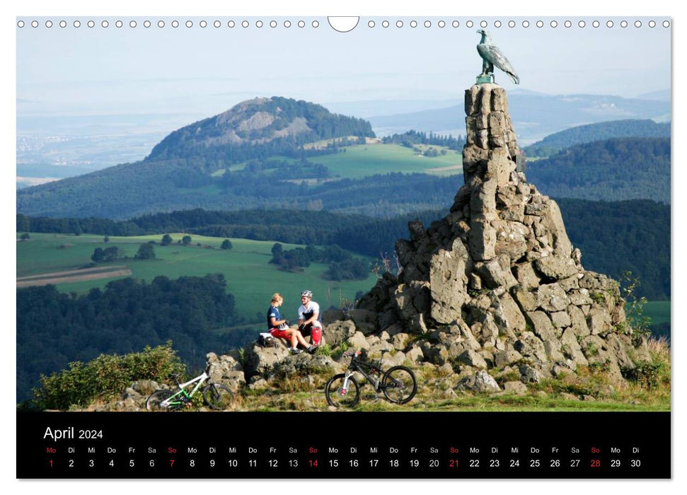 Mountain bike adventure Germany (CALVENDO wall calendar 2024) 