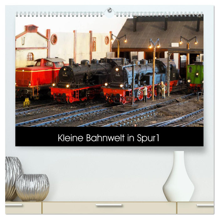 Small railway world in track 1 (CALVENDO Premium Wall Calendar 2024) 