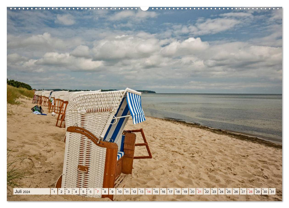 Holiday paradise Rügen (CALVENDO Premium wall calendar 2024) 