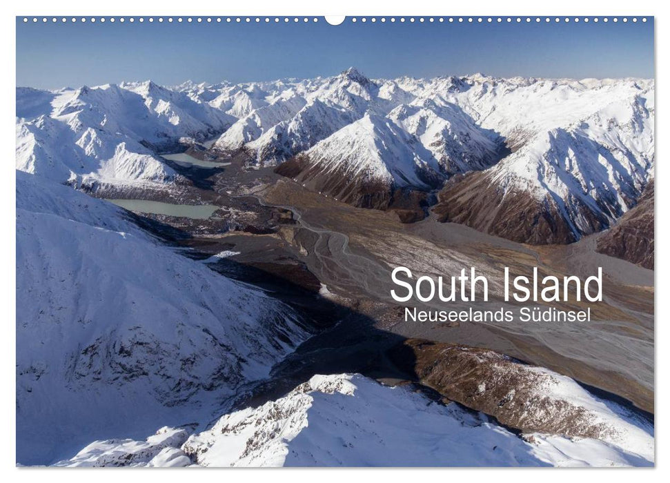 South Island - Neuseelands Südinsel (CALVENDO Wandkalender 2024)