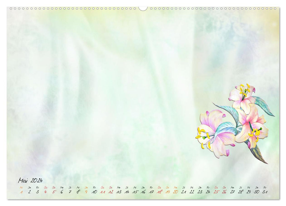 Love is born in the heart (CALVENDO wall calendar 2024) 