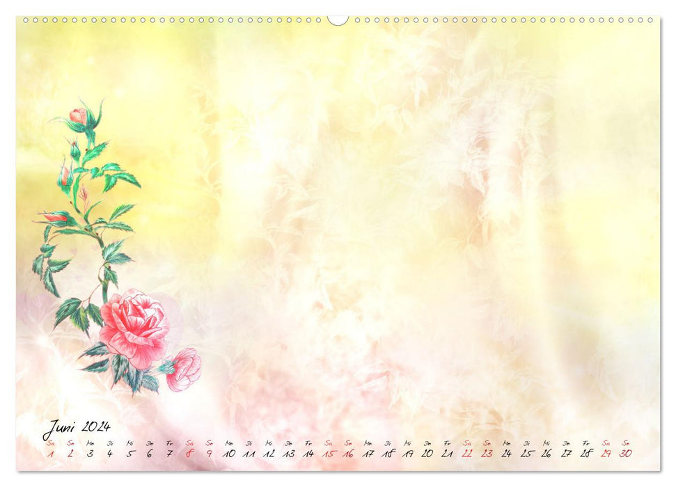 Love is born in the heart (CALVENDO wall calendar 2024) 