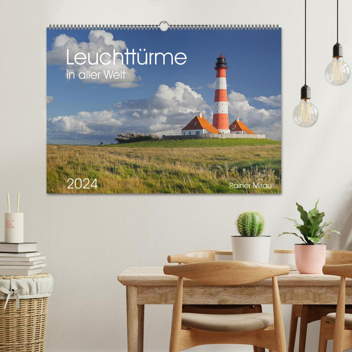 Lighthouses around the world 2024 (CALVENDO wall calendar 2024) 