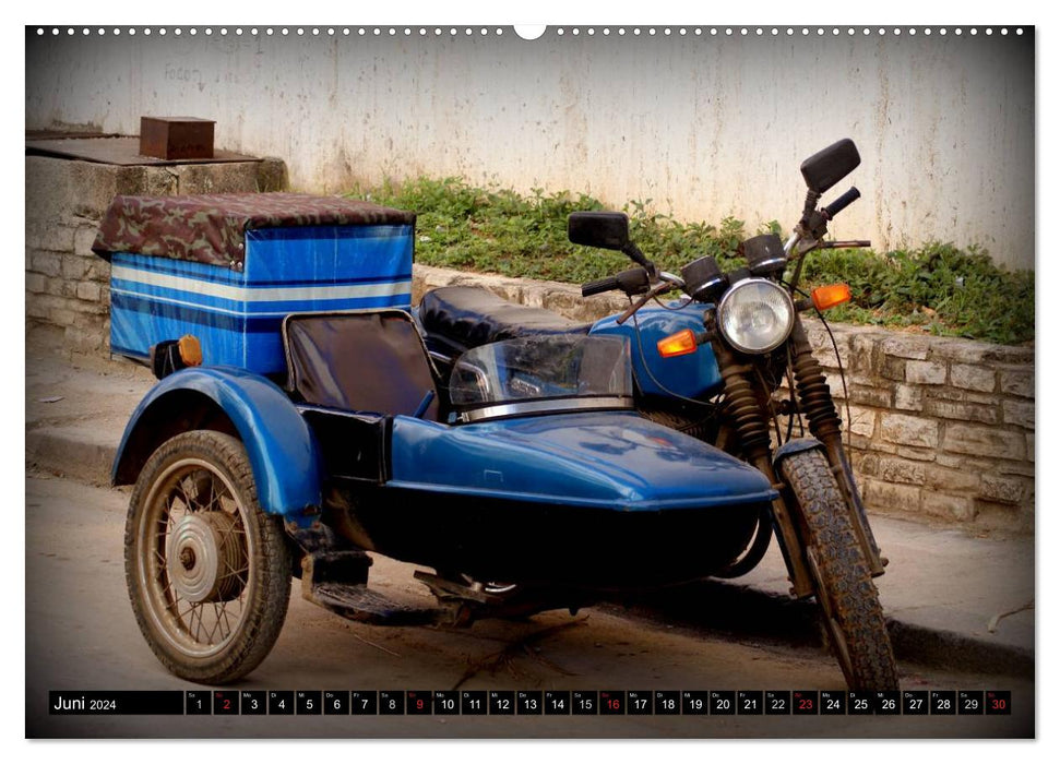 Motorcycle teams in Cuba (CALVENDO wall calendar 2024) 