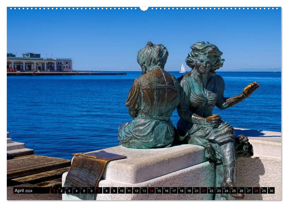 Trieste - Habsburg heritage and Italian flair (CALVENDO wall calendar 2024) 