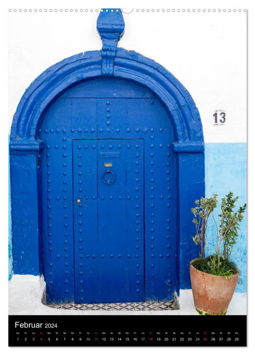 Morocco's Doors (CALVENDO Wall Calendar 2024) 