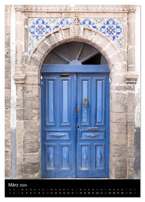 Morocco's Doors (CALVENDO Wall Calendar 2024) 