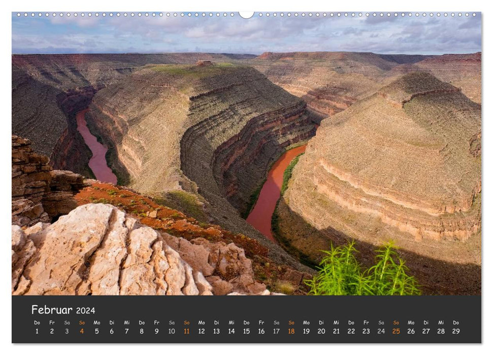 The Canyons of the USA (CALVENDO Premium Wall Calendar 2024)