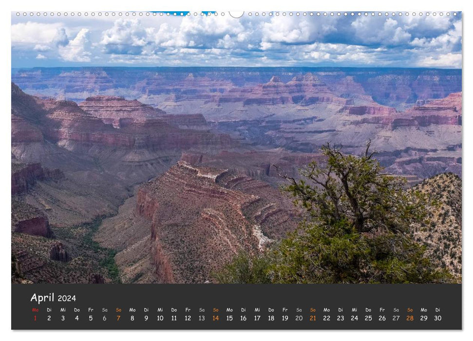Die Canyons der USA (CALVENDO Premium Wandkalender 2024)