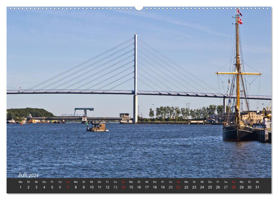 Stralsund. The gateway to the island of Rügen (CALVENDO Premium Wall Calendar 2024) 