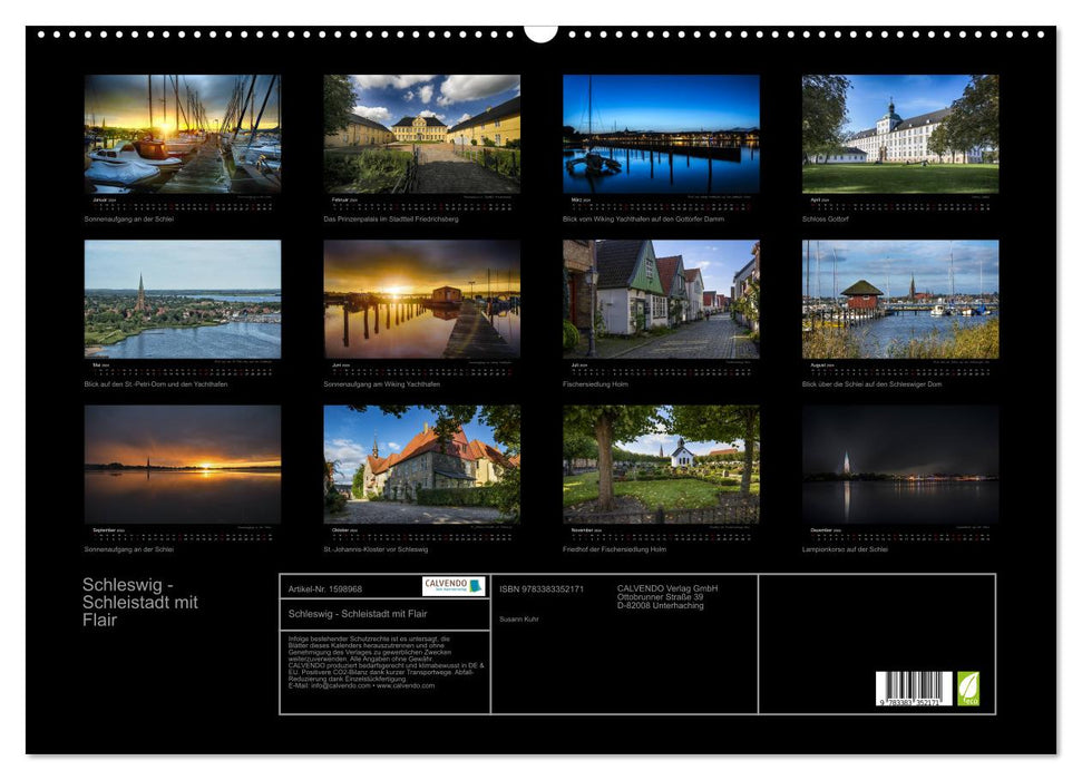 Schleswig - Schleistadt with flair (CALVENDO wall calendar 2024) 