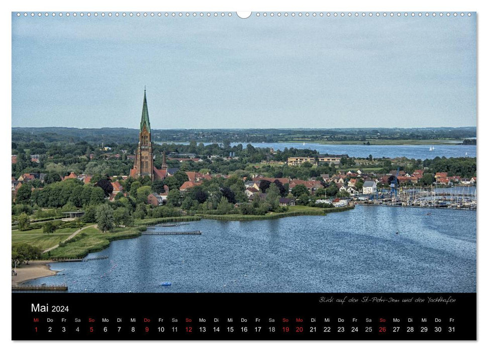 Schleswig - Schleistadt avec flair (calendrier mural CALVENDO 2024) 