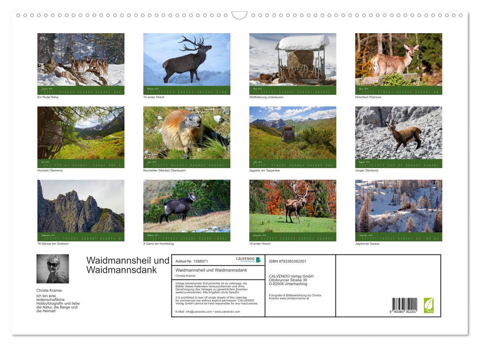 Waidmannsheil and Waidmannsdank (CALVENDO wall calendar 2024) 