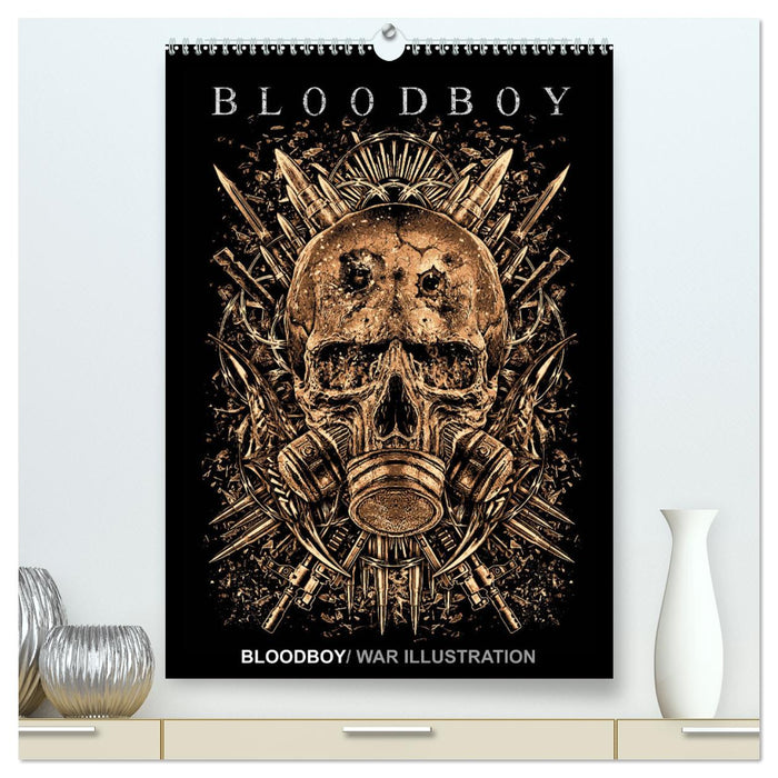BLOODBOY/WAR ILLUSTRATION (CALVENDO Premium Wall Calendar 2024) 