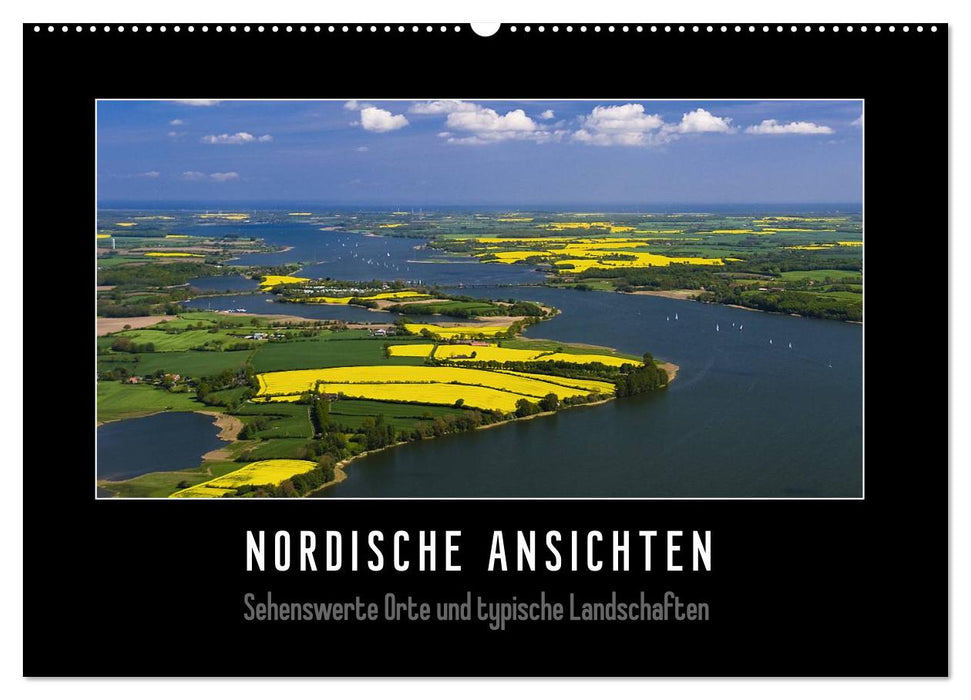Nordic views - places worth seeing and typical landscapes of northern Germany (CALVENDO wall calendar 2024) 