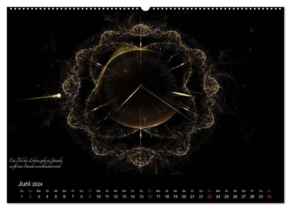 Gottfried Wilhelm Leibniz - Quotes and Graphics 2024 (CALVENDO Wall Calendar 2024) 