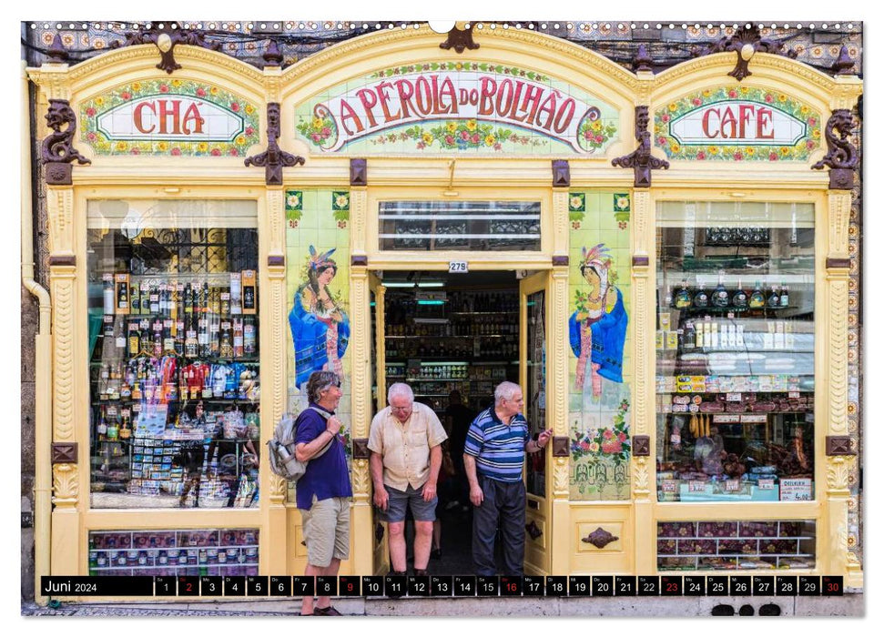 Porto - Die Handelsstadt am Douro (CALVENDO Premium Wandkalender 2024)
