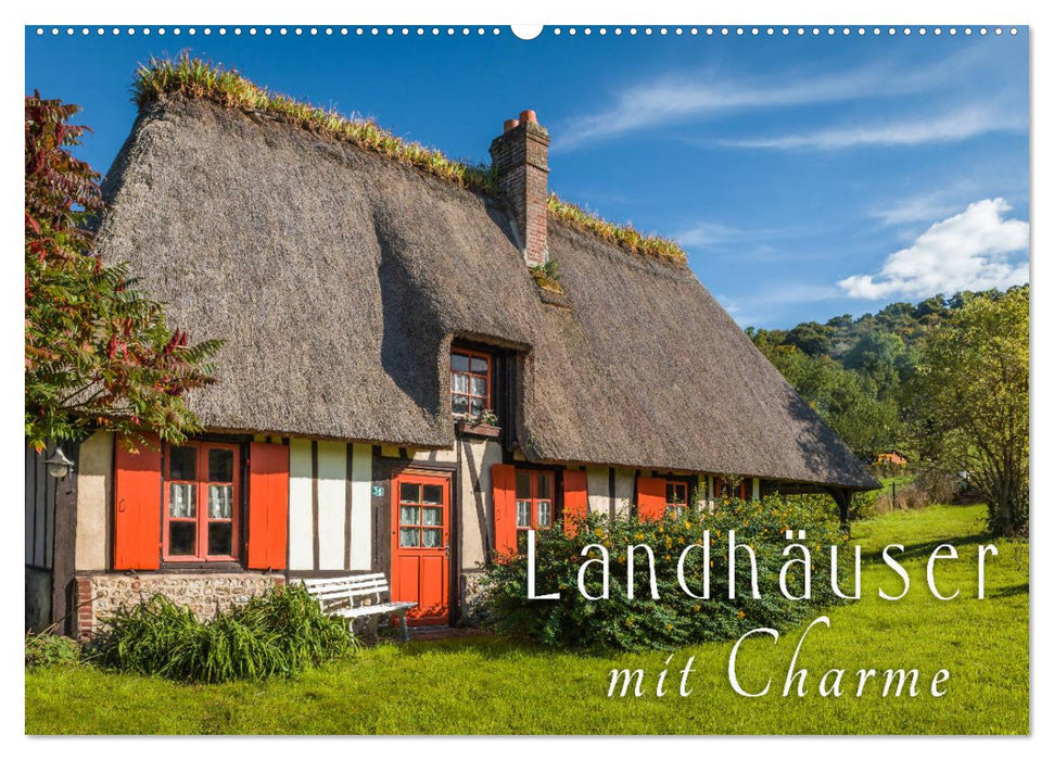 Maisons de campagne de charme (Calendrier mural CALVENDO 2024) 