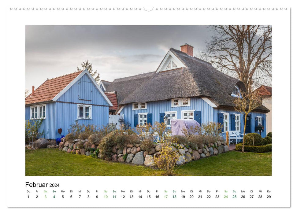 Maisons de campagne de charme (Calendrier mural CALVENDO 2024) 