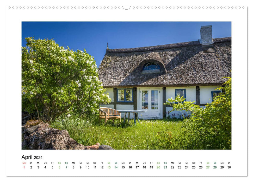 Maisons de campagne de charme (Calendrier mural CALVENDO 2024) 