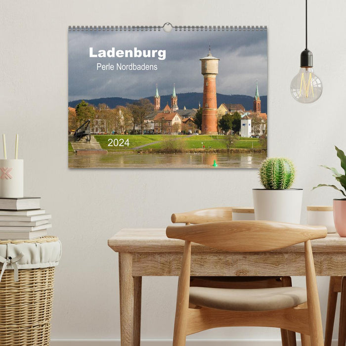 Ladenburg - Perle Nordbadens (CALVENDO Wandkalender 2024)