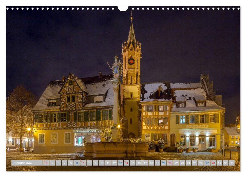 Ladenburg - Pearl of North Baden (CALVENDO wall calendar 2024) 