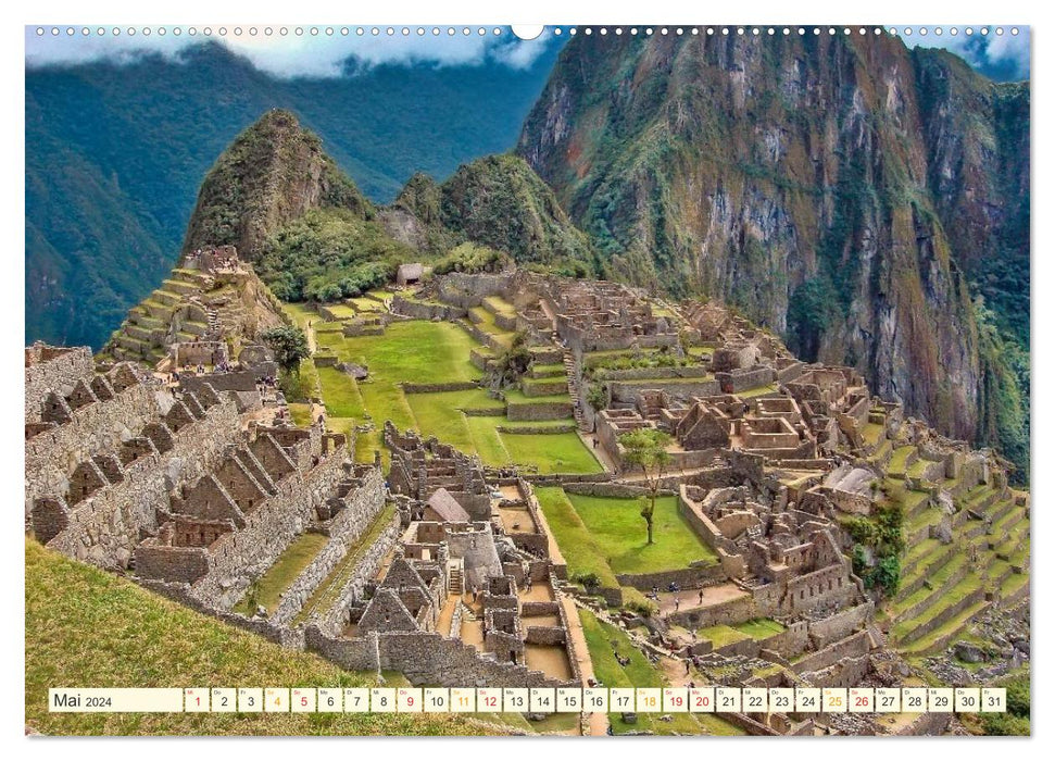 Machu Picchu - Cité des Incas (Calendrier mural CALVENDO 2024) 