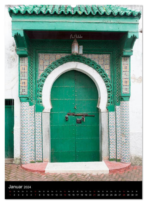 Morocco's Doors (CALVENDO Premium Wall Calendar 2024) 