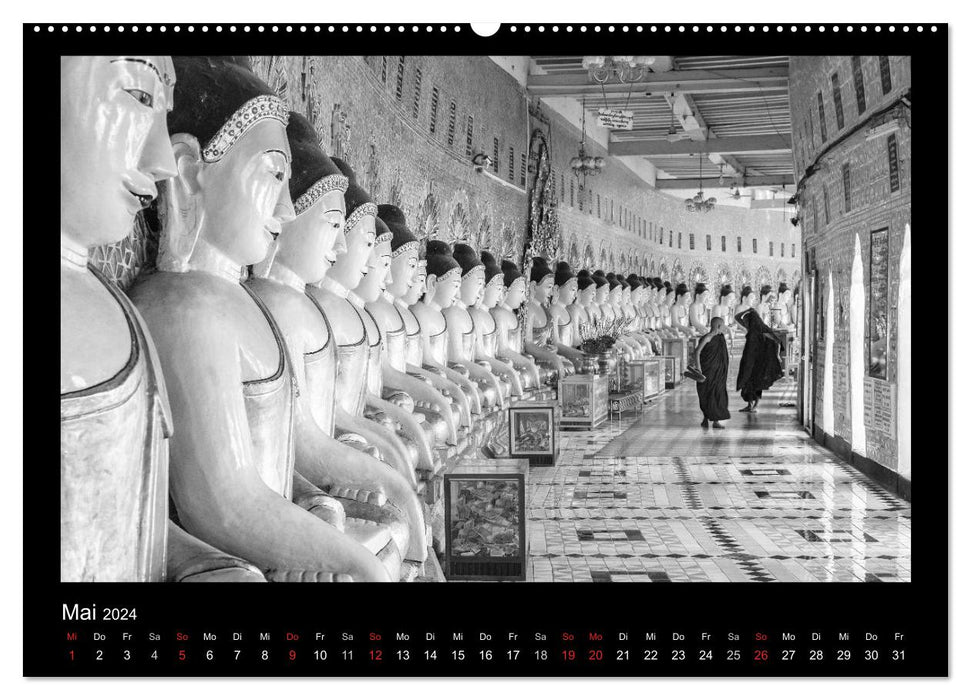MAGISCHES MYANMAR (CALVENDO Premium Wandkalender 2024)