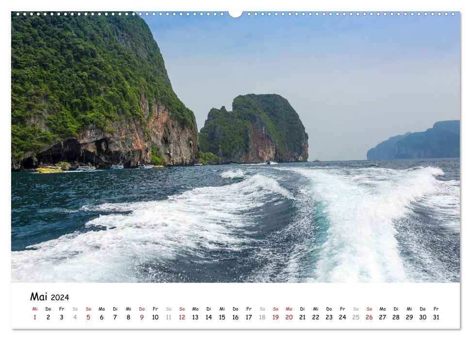 Traumlandschaften Thailands (CALVENDO Premium Wandkalender 2024)