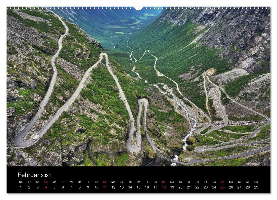 Atemberaubendes Norwegen (CALVENDO Premium Wandkalender 2024)