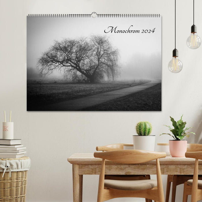 Monochrome 2024 (CALVENDO wall calendar 2024) 