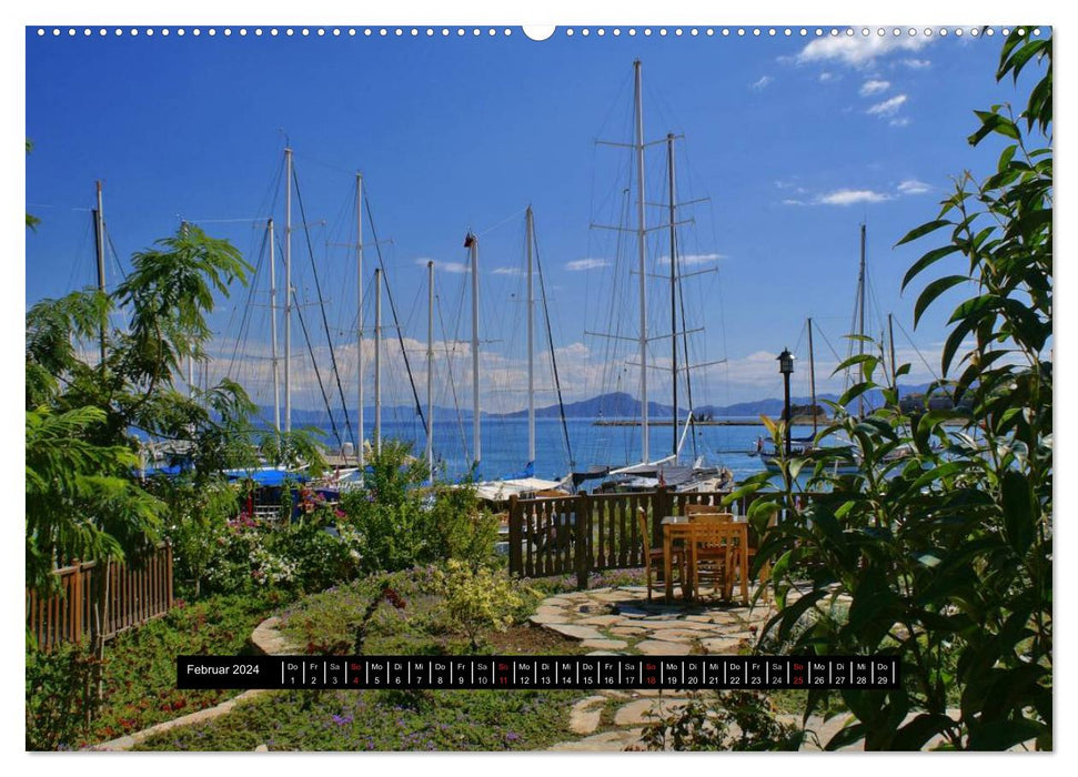 Lykische Küste, Türkei (CALVENDO Premium Wandkalender 2024)